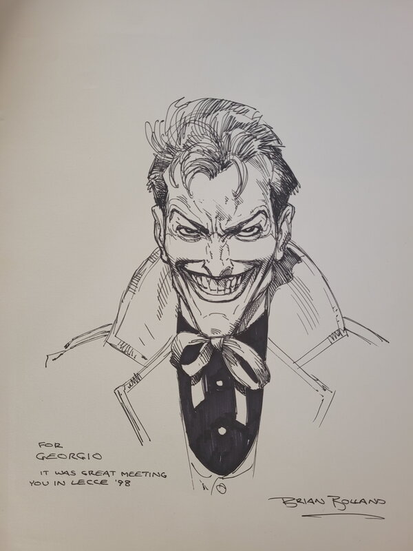 Joker commission by Brian Bolland - Original Illustration