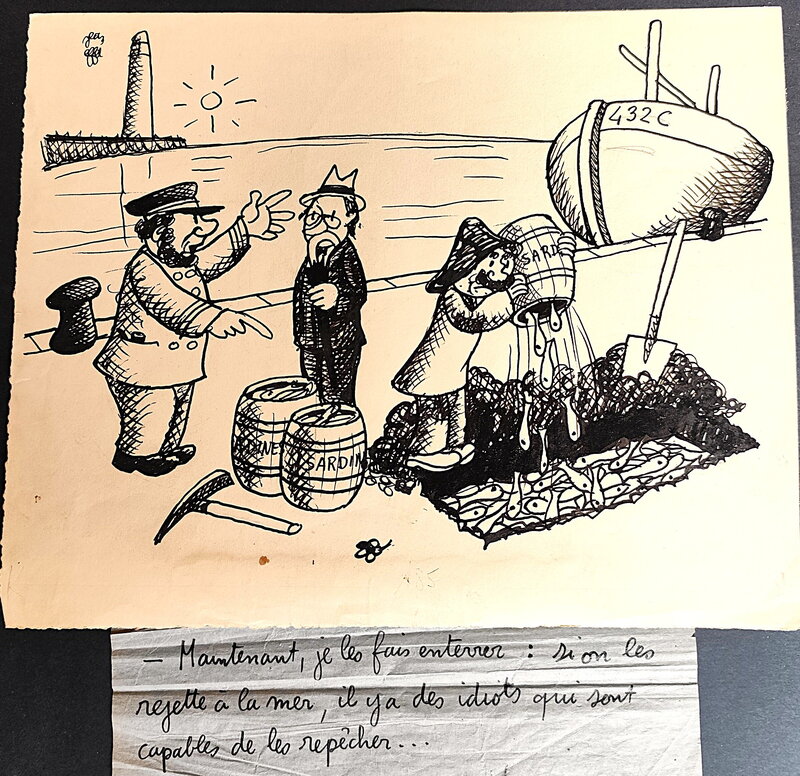 En vente - Jean EFFEL ILLUSTRATION - Planche originale