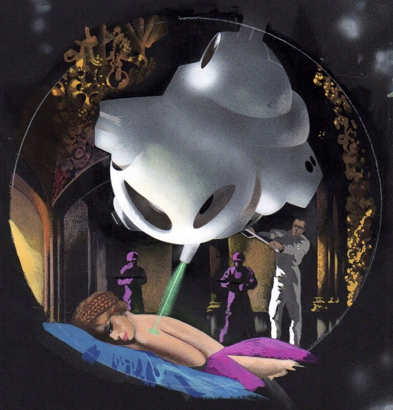 Karel Thole original cover for Urania 519 