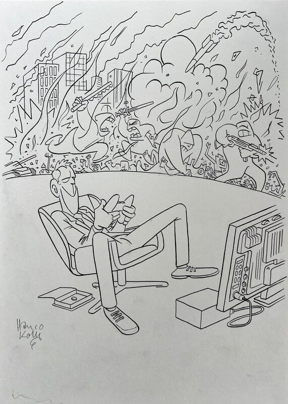 Agent 327 par Hanco Kolk, Martin Lodewijk - Planche originale