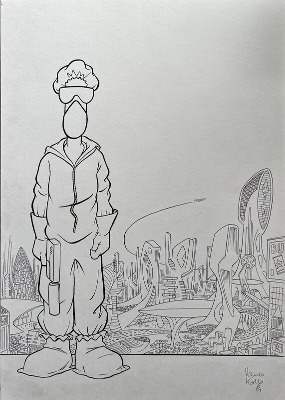 Poppy par Hanco Kolk - Planche originale