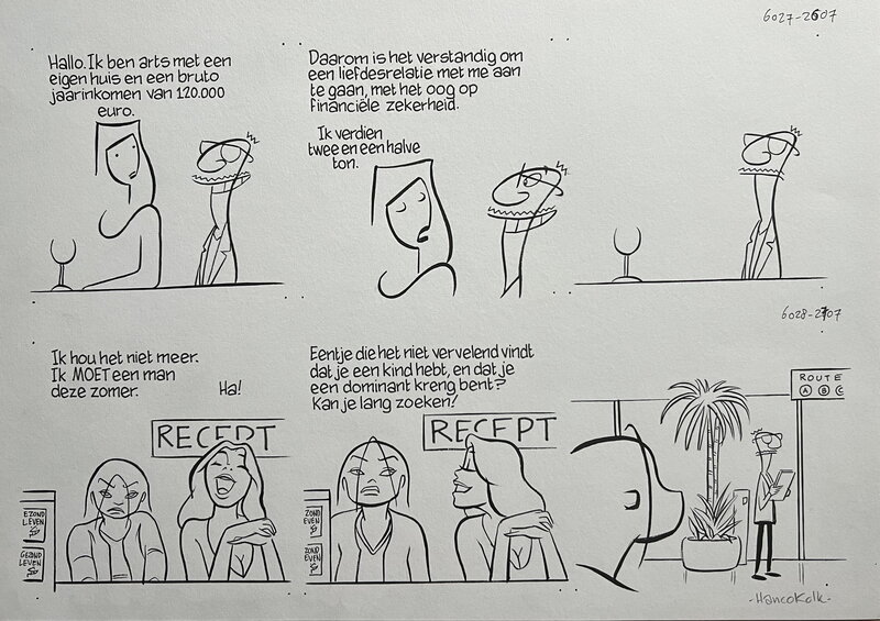 S1Ngle par Hanco Kolk - Planche originale