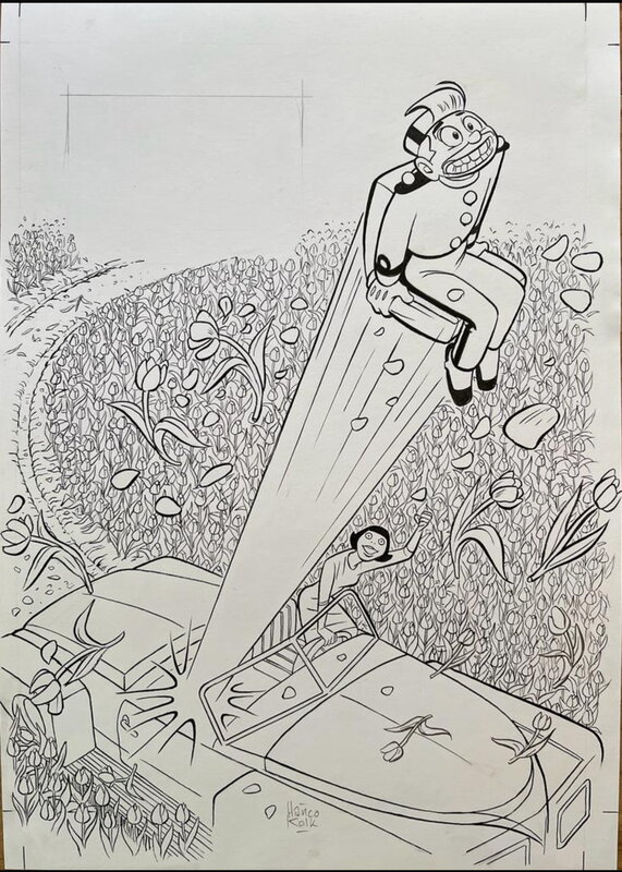 Hanco Kolk, Tulpen uit Istanboel - Tulpen aus Istanbul - Comic Strip