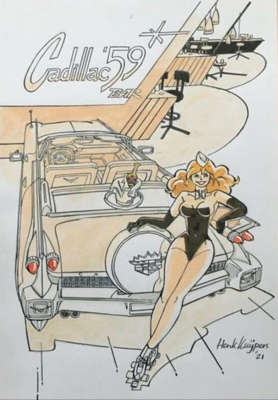 Franka - Chrome par Henk Kuijpers - Planche originale