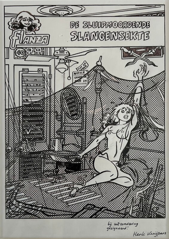 Henk Kuijpers, Franka -  De Valse Franka's - De Sluipmoordende Slangensekte - Comic Strip