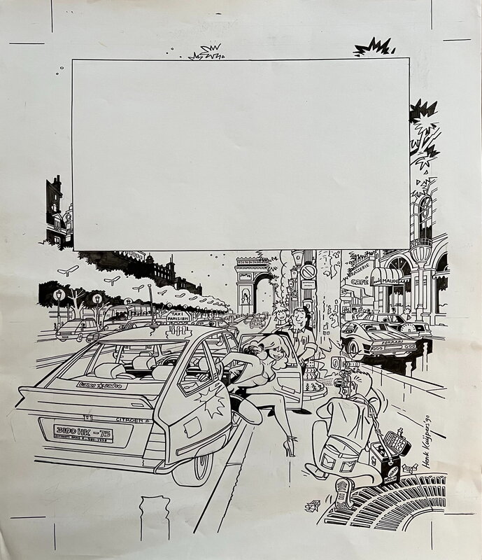 Henk Kuijpers, Franka - Moordende Concurentie - - Original Cover