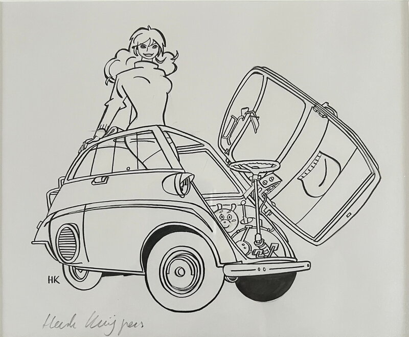 Henk Kuijpers, Franka - Original Illustration Franka Magazine 19 - page 2 - Illustration originale