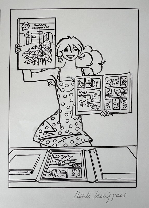 Henk Kuijpers, Franka - Vignet - Succes Verzekerd - Planche originale