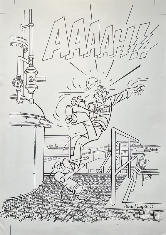 Housekeeping Poster par Henk Kuijpers - Planche originale