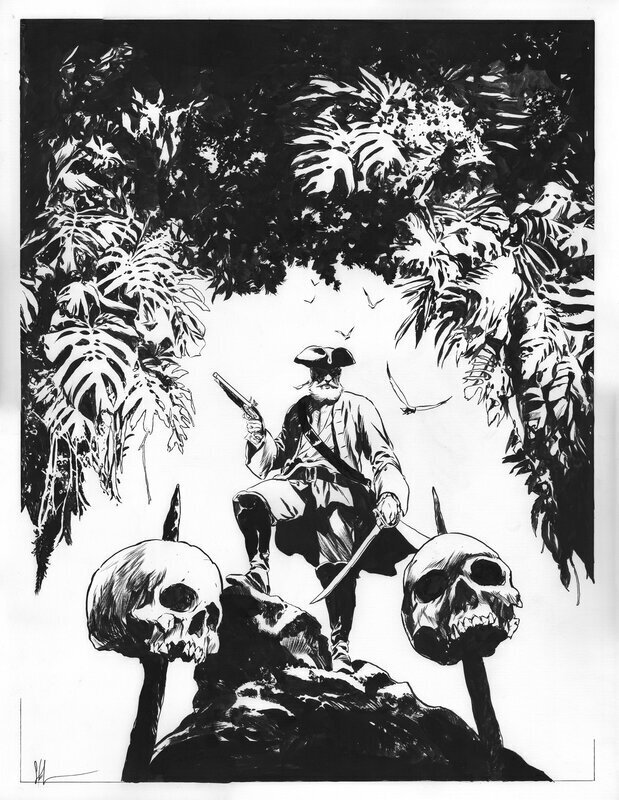 L'ile aux chimères par Stefano Carloni - Planche originale