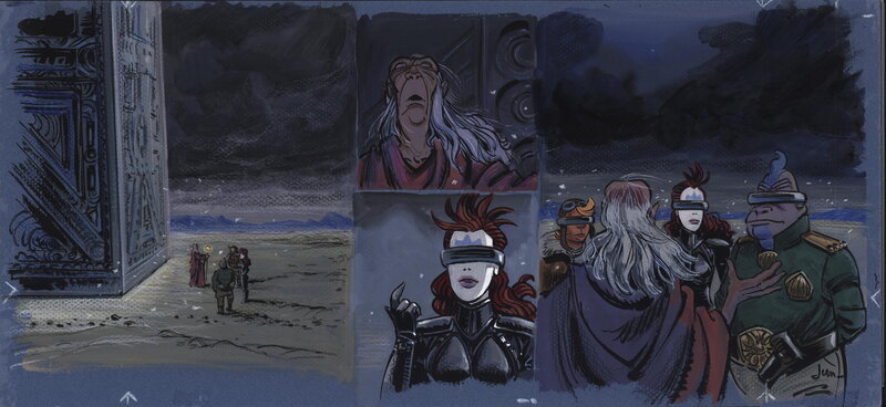 En vente - Mézières : Soldes d'hiver dernière démarque -30% - Planche originale