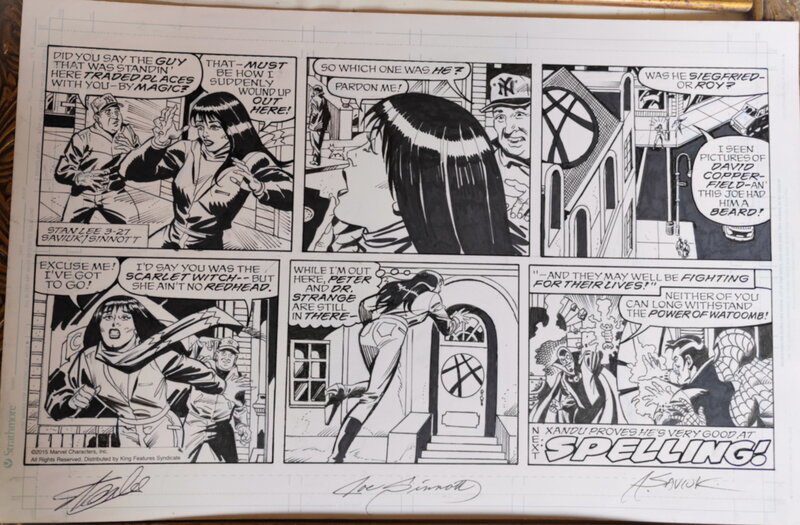 For sale - Planche ORIGINALE COMICS SPIDERMAN STAN LEE JOE SINOTT SAVIUK - Comic Strip