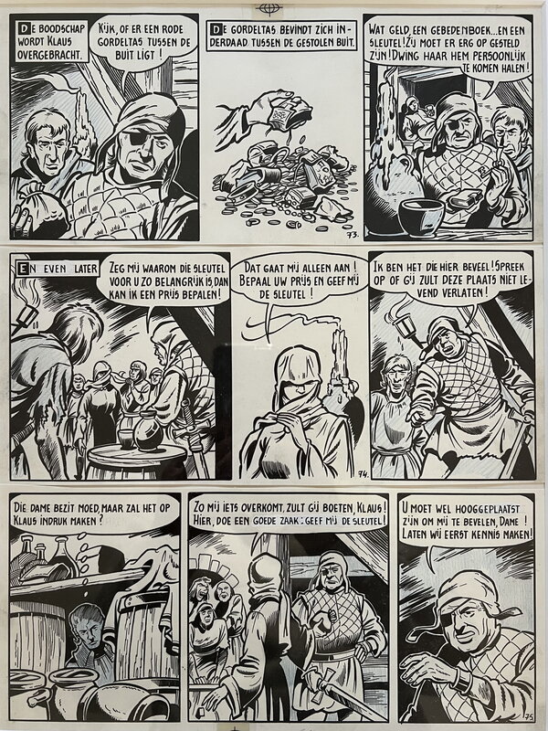 Willy Vandersteen, Karel Verschuere, Rode Ridder - De Vuurgeest - Comic Strip