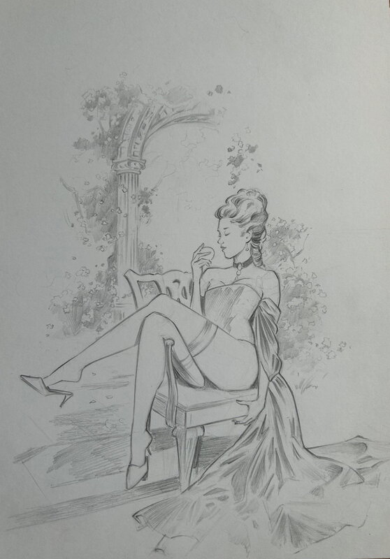 Burlesque par Giacomo Rosati - Illustration originale