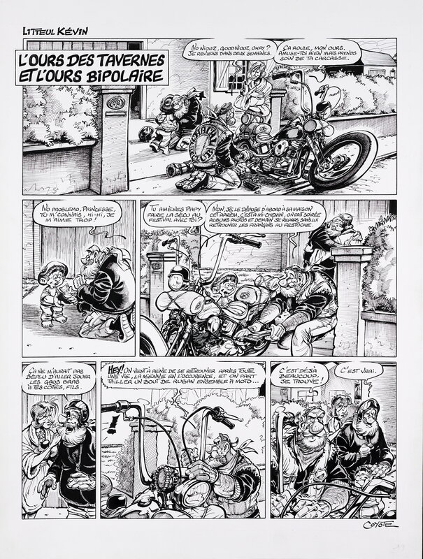 En vente - Litteul Kevin par Coyote - Planche originale