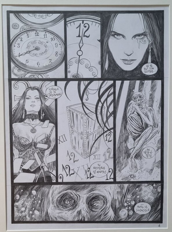 En vente - Olivier Grenson, Niklos Koda - Magie noire - Planche originale