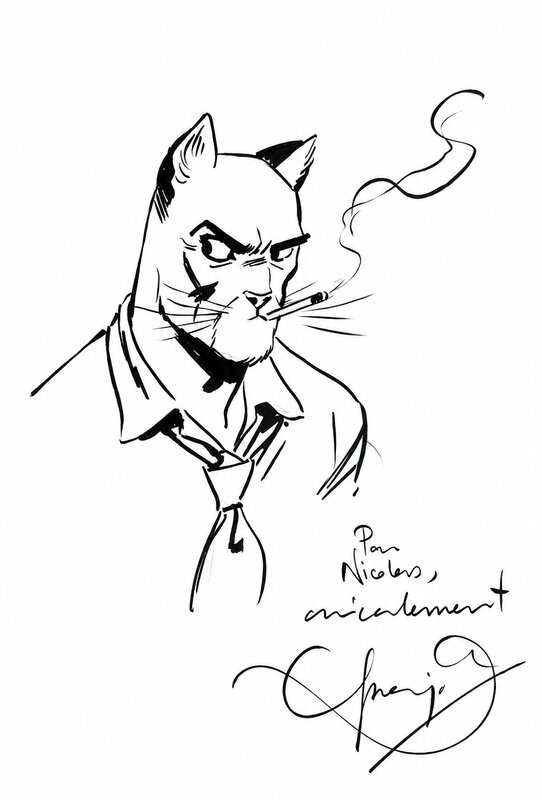 Juanjo Guarnido, Blacksad - L'Enfer Le Silence - Sketch