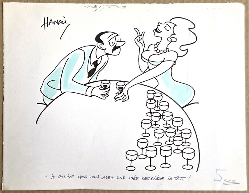 René Hanau, Je devine que vous avez une idée derrière la tête ! - Original Illustration