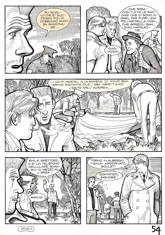 Paolo Bacilieri - Napoleone n. 39 - Planche originale