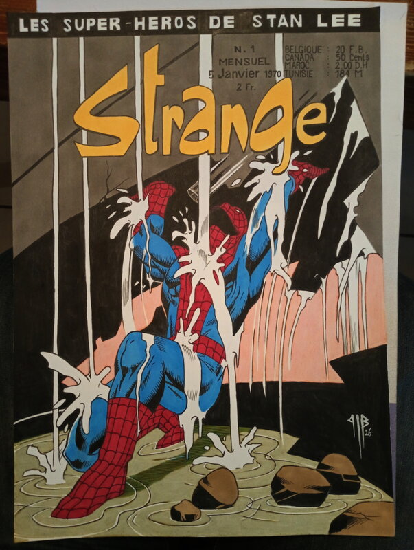 For sale - Philippe Bringel, Strange N°1 - Couv alternitive - Original Illustration
