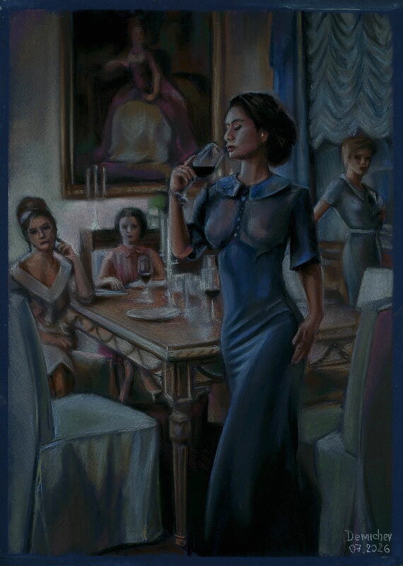 Demichev's 'Intrigue' - Illustration originale