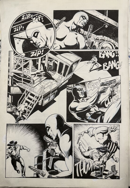 César Spadari, Navajo “ The Phantom “ - Planche originale