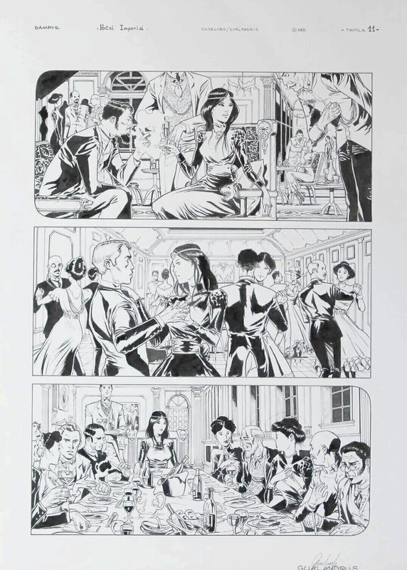 Georgio Gualandris, Dampyr n° 238 planche 11 - Roxana (Bonelli) - Comic Strip