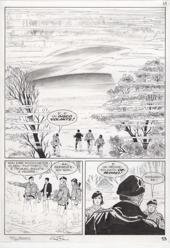 Giuseppe Montanari, Ernesto Grassani, Maxi Dylan Dog n°15 - L'Avanposto perduto planche 53 (Bonelli) - Comic Strip