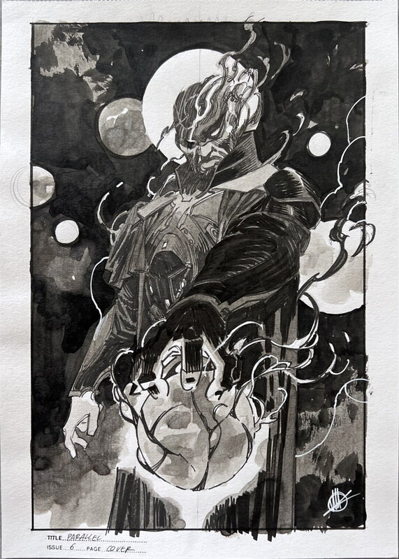 En vente - Matteo Scalera, Parallel #6 COVER PRELIM - Couverture originale