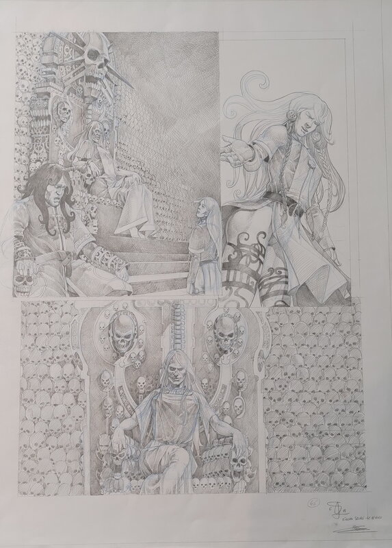 Erwan Seure Le Bihan, Planche originale Odin - Comic Strip
