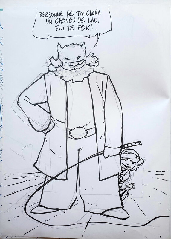 Philippe Gauckler, PRINCE LAO   T1 L'ÎLE AUX LOUPS - Sketch
