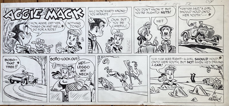 En vente - Aggie MACK par Hal rasmusson - Planche originale