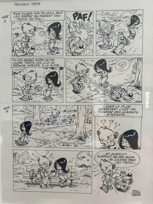 Boule et Bill par Verron - Planche originale