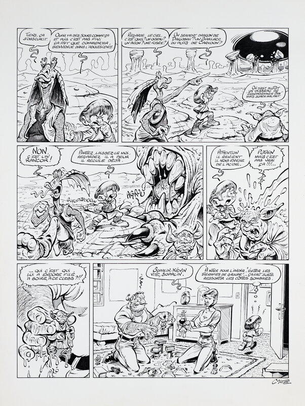 En vente - Litteul Kevin par Coyote - Planche originale