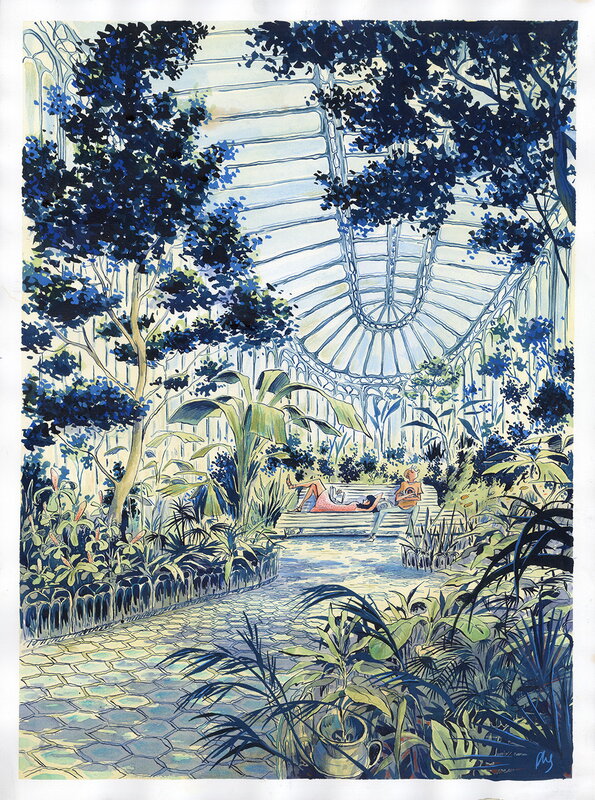 En vente - Malaterre par Pierre-Henry Gomont - Planche originale