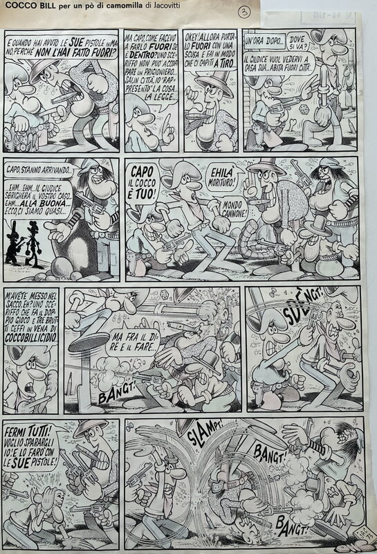 Benito Jacovitti, Coco Bill - Per un po di camomilla - Comic Strip