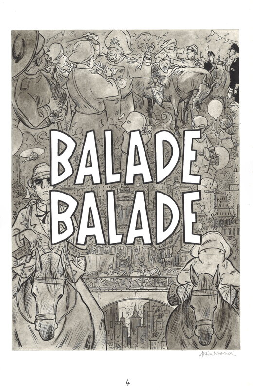 For sale - Alain Kokor - Balade Balade p. 08 - Comic Strip