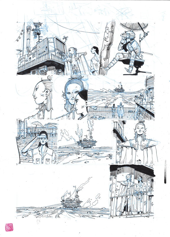 For sale - Mathieu Bablet, Silent Jenny - Planche originale 28 - Comic Strip