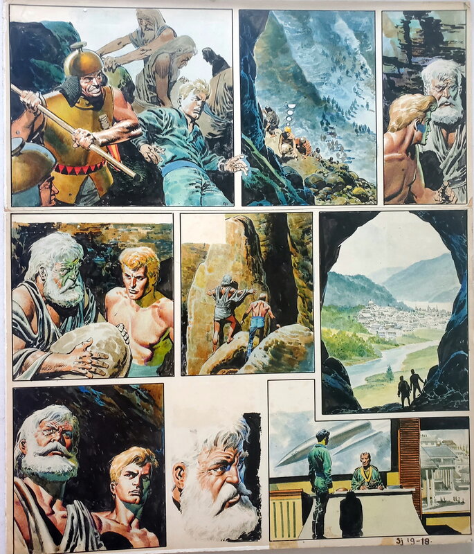 Don Lawrence, LEMPIRE DE TRIGAN couleur directe - Planche originale