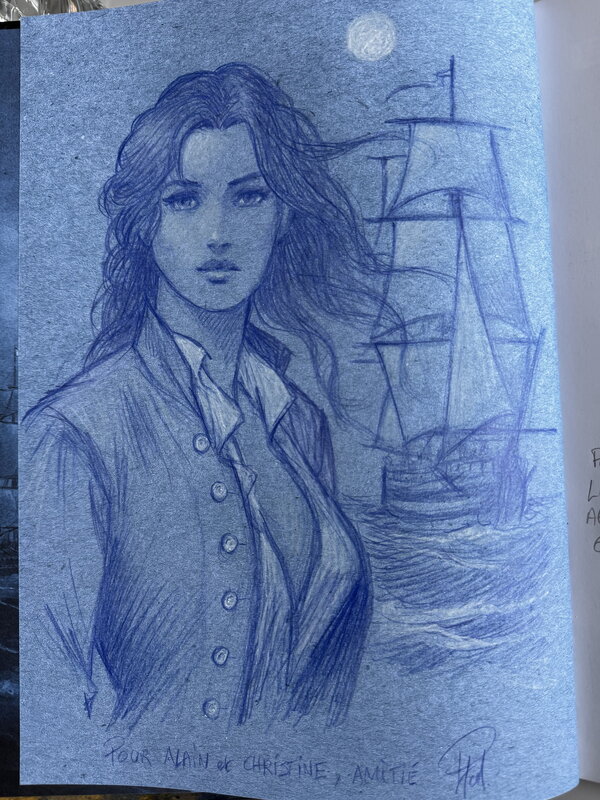 Gabrielle Amériques by Laurent Paturaud - Sketch