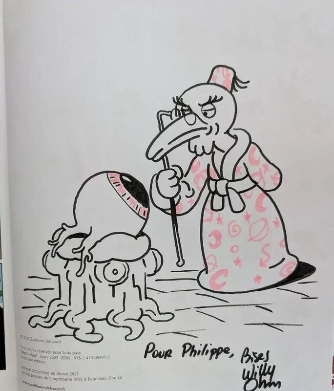 Micros heros par Willy Ohm, Lewis Trondheim, Joann Sfar - Dédicace