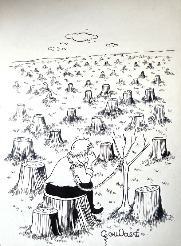 GOUVAERT, Un projet qui prend racine - Illustration originale