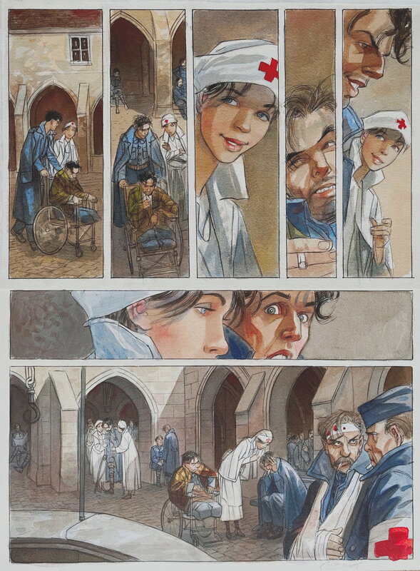 Jean-Pierre Gibrat, Matteo deuxième epoque - 1917-1918 - pl.45 - Planche originale