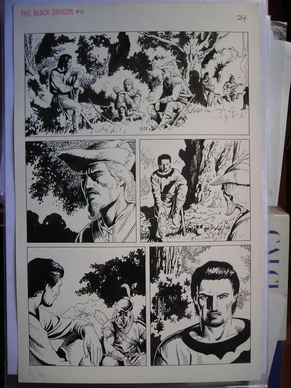 En vente - Black Dragon #2 par John Bolton - Planche originale