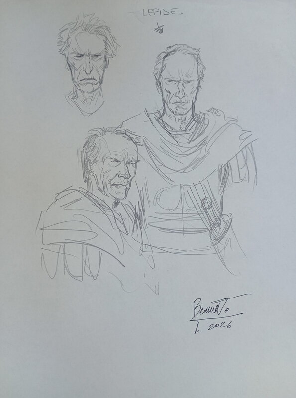 Bennato - Travail préparatoire - Original art