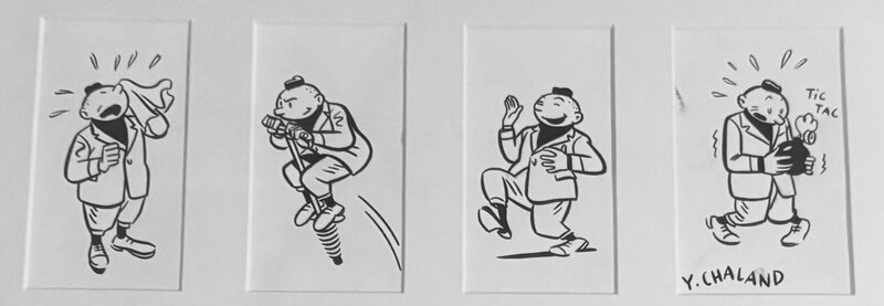 Chaland le jeune albert - Planche originale