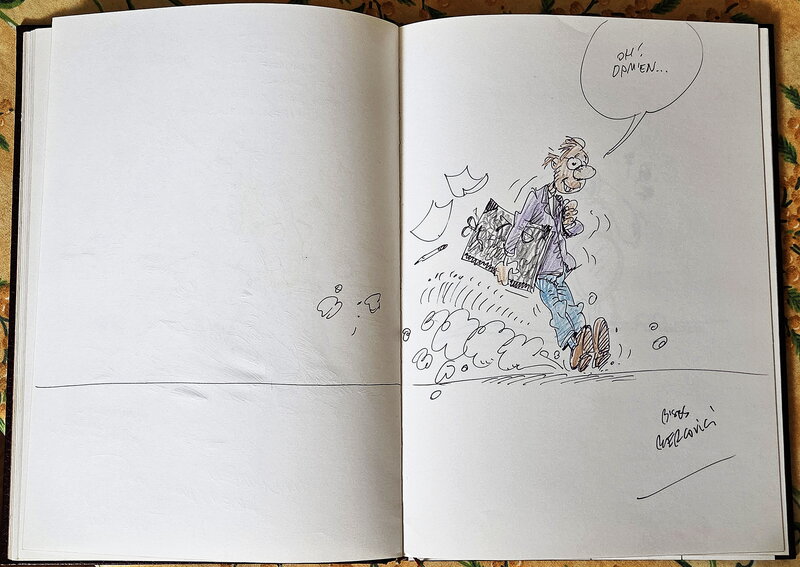 Dédicace double page de Bercovici - Sketch