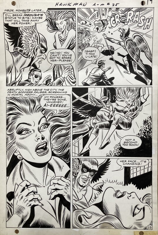 For sale - Hawkman #25 p15 by Dick Dillin, Chuck Cuidera - Comic Strip