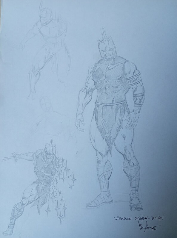 Garcia Adrian M.   Travail préparatoire - Original art