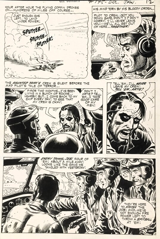 For sale - Russ Heath, G.i. Combat #145 p10 - Comic Strip